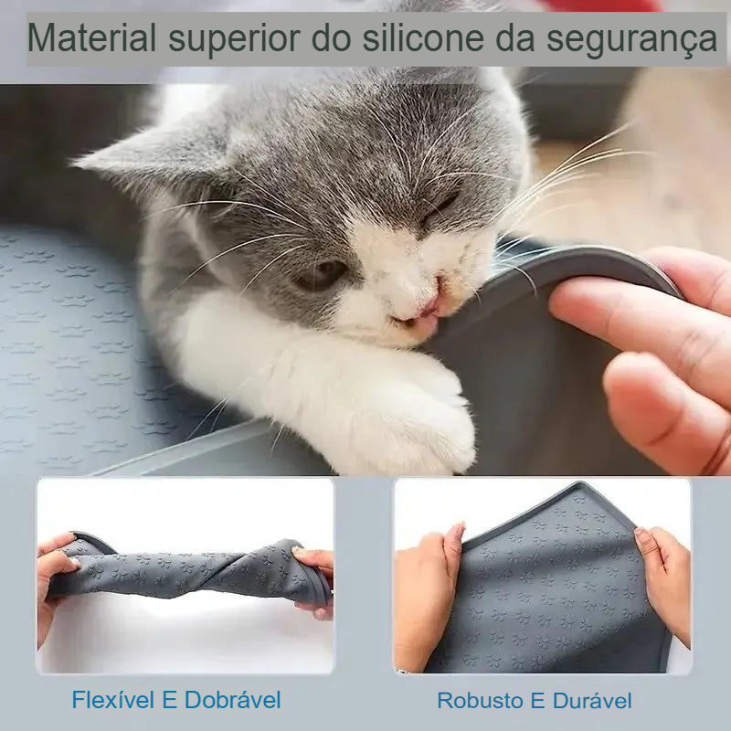 Tapete de silicone antiderrapante para Pets