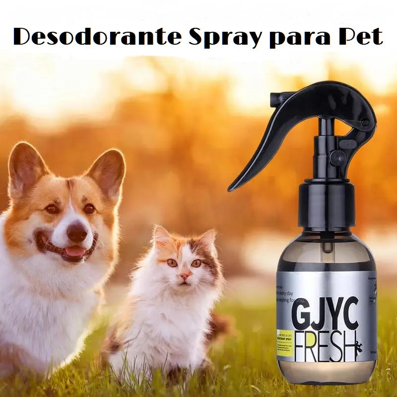 Desodorante Spray de longa duração com Trava de Segurança 100ml para Pet